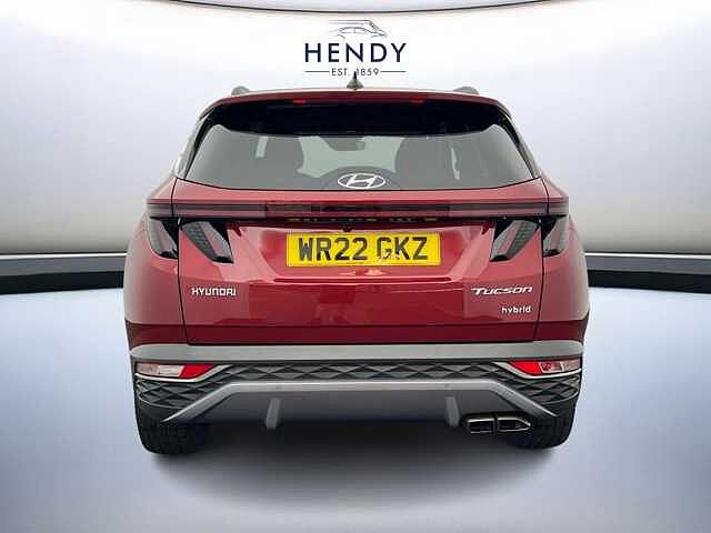 Hyundai TUCSON 1.6 TGDi Hybrid 230 Premium 5dr 2WD Auto SUNSET RED